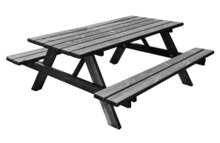 HORTUS bord-/bænkesæt fyrretræ sort 177 x 155 cm